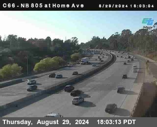 NB 805 at Home Ave (On Ramp)