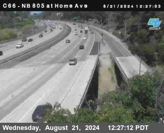 NB 805 at Home Ave (On Ramp)