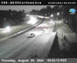 NB 805 at Home Ave (On Ramp)