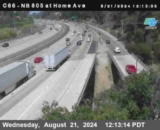 NB 805 at Home Ave (On Ramp)