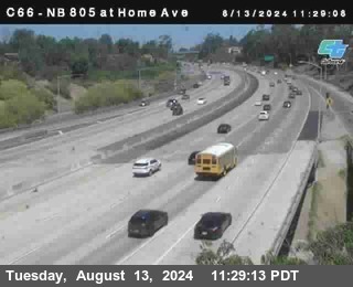 NB 805 at Home Ave (On Ramp)