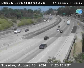 NB 805 at Home Ave (On Ramp)