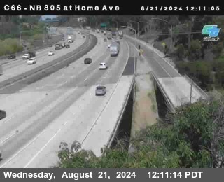 NB 805 at Home Ave (On Ramp)