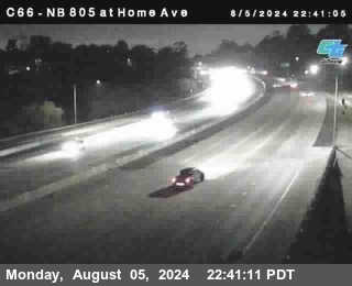 NB 805 at Home Ave (On Ramp)