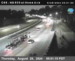 NB 805 at Home Ave (On Ramp)