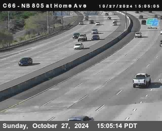 NB 805 at Home Ave (On Ramp)