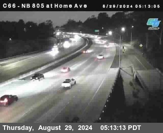 NB 805 at Home Ave (On Ramp)