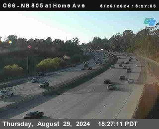 NB 805 at Home Ave (On Ramp)