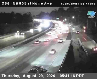 NB 805 at Home Ave (On Ramp)