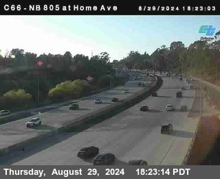 NB 805 at Home Ave (On Ramp)