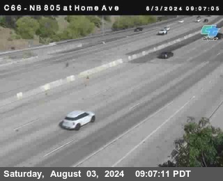 NB 805 at Home Ave (On Ramp)