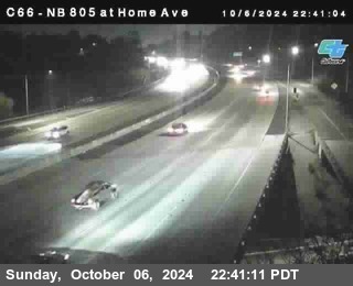 NB 805 at Home Ave (On Ramp)