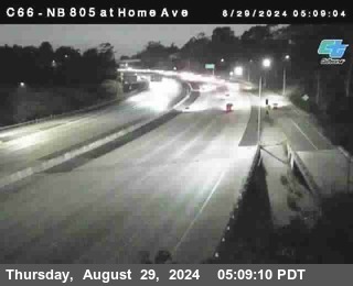 NB 805 at Home Ave (On Ramp)