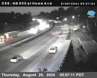 NB 805 at Home Ave (On Ramp)