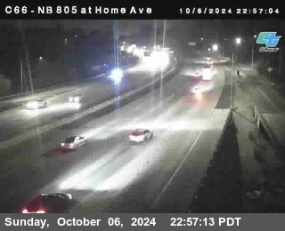 NB 805 at Home Ave (On Ramp)