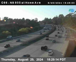 NB 805 at Home Ave (On Ramp)