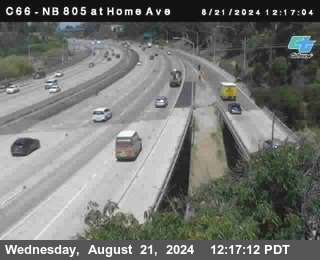 NB 805 at Home Ave (On Ramp)