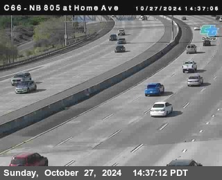 NB 805 at Home Ave (On Ramp)