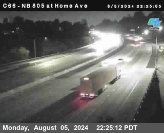 NB 805 at Home Ave (On Ramp)