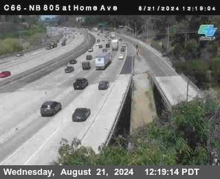 NB 805 at Home Ave (On Ramp)