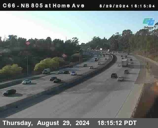 NB 805 at Home Ave (On Ramp)