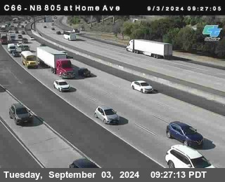 NB 805 at Home Ave (On Ramp)