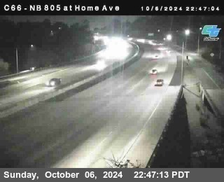 NB 805 at Home Ave (On Ramp)