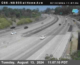 NB 805 at Home Ave (On Ramp)