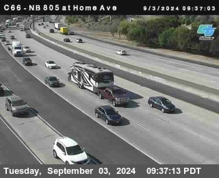 NB 805 at Home Ave (On Ramp)