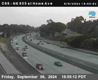 NB 805 at Home Ave (On Ramp)