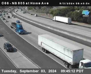 NB 805 at Home Ave (On Ramp)