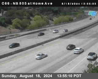 NB 805 at Home Ave (On Ramp)