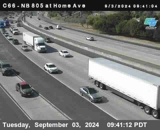 NB 805 at Home Ave (On Ramp)