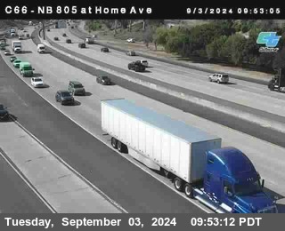 NB 805 at Home Ave (On Ramp)