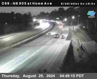 NB 805 at Home Ave (On Ramp)