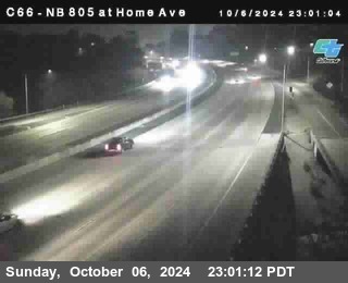 NB 805 at Home Ave (On Ramp)