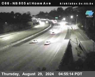 NB 805 at Home Ave (On Ramp)