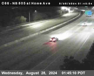 NB 805 at Home Ave (On Ramp)