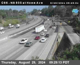 NB 805 at Home Ave (On Ramp)