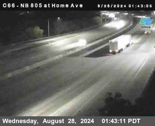 NB 805 at Home Ave (On Ramp)