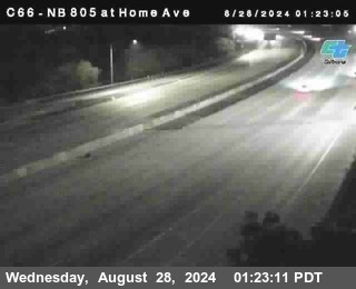 NB 805 at Home Ave (On Ramp)