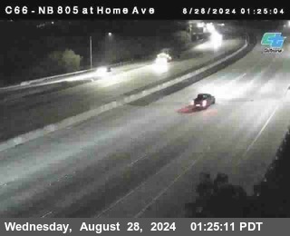 NB 805 at Home Ave (On Ramp)