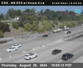 NB 805 at Home Ave (On Ramp)