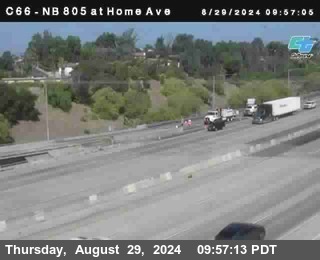 NB 805 at Home Ave (On Ramp)