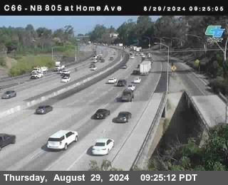 NB 805 at Home Ave (On Ramp)