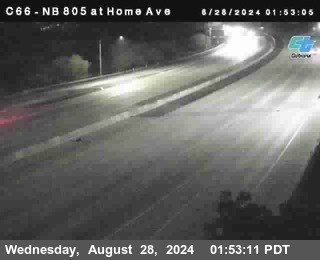 NB 805 at Home Ave (On Ramp)