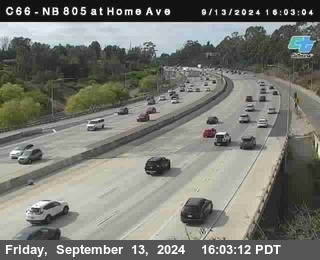 NB 805 at Home Ave (On Ramp)