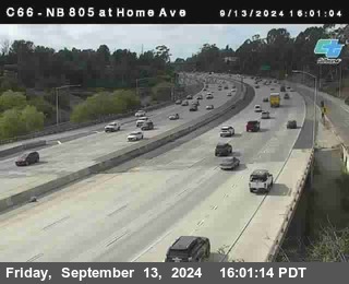 NB 805 at Home Ave (On Ramp)