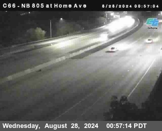 NB 805 at Home Ave (On Ramp)