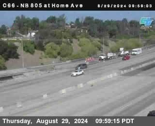 NB 805 at Home Ave (On Ramp)